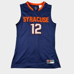 Nike Syracuse Orange #12 Basketball Jersey Mens L Rare Sales Sample Stitched Sew